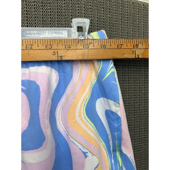 Joyspun Womens Size S (4-6) Marble Swirl Tank & Shorts Sleepwear Set Multicolor - Picture 8 of 11